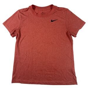 Nike Dri-Fit T-Shirt Women's Medium Heather Orange Peach